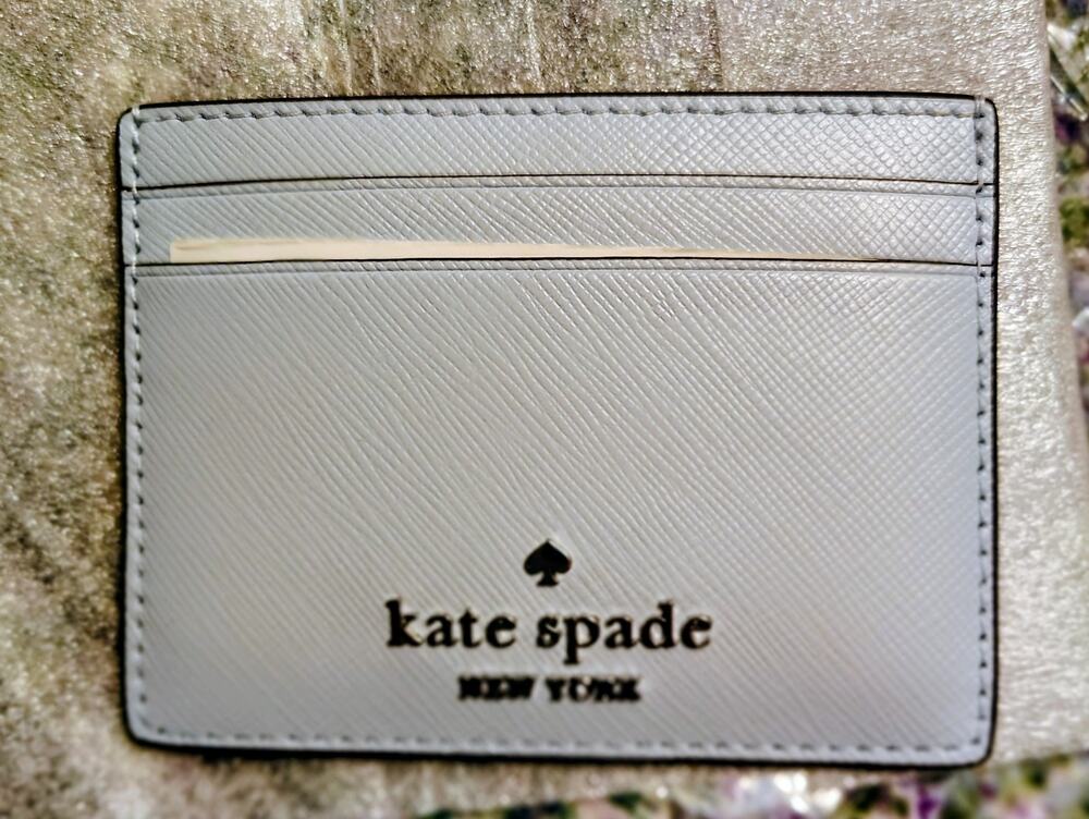 Kate Spade Card Holder Light Blue NWT